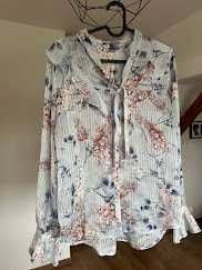 Koszula luźna w kwiaty orsay 40