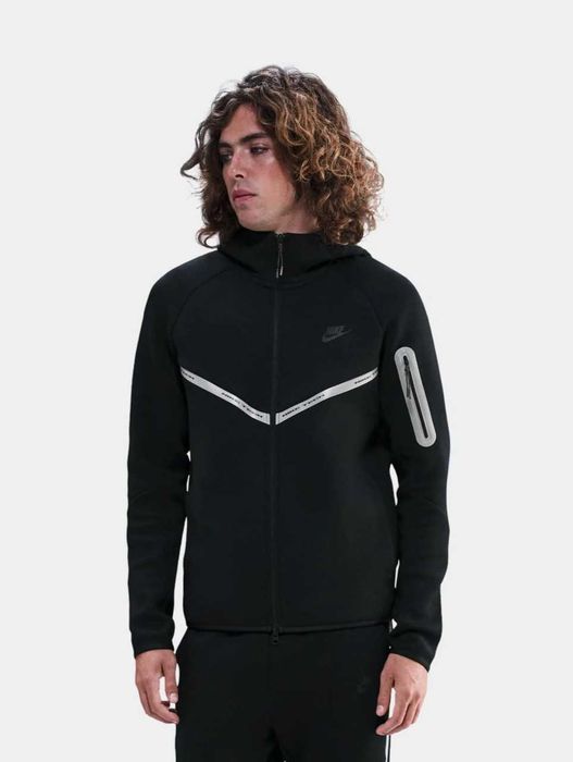ОРИГІНАЛ! Кофта Nike Tech Fleece Fz Wr Black XS S XL XXL | IM6537