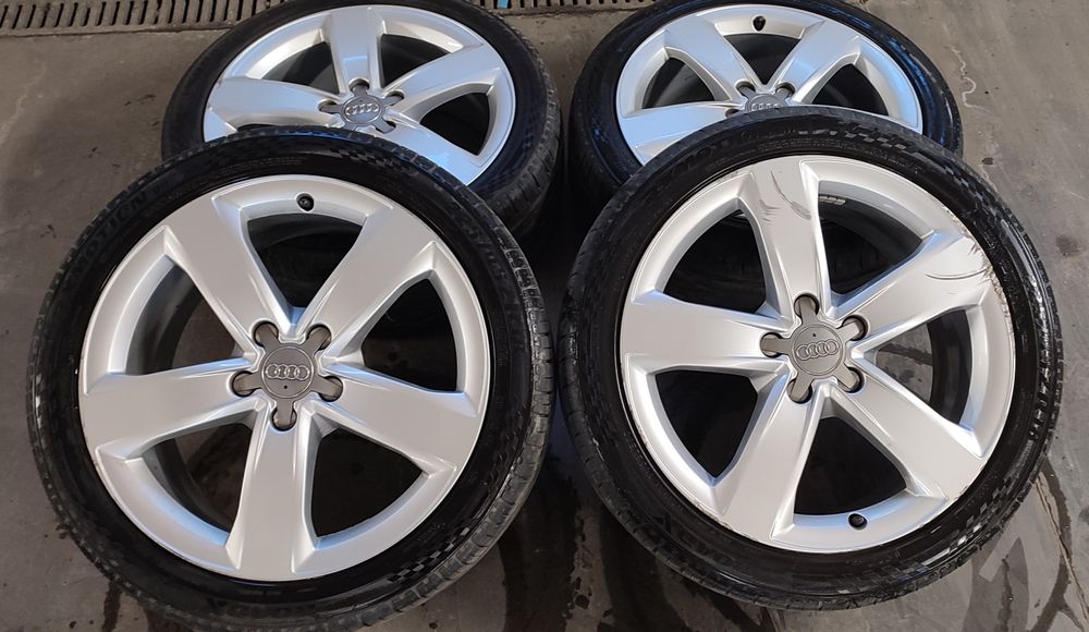 18" 7.5J 5x112 felgi aluminiowe Audi A6, z oponamiletnimi 225/45R18