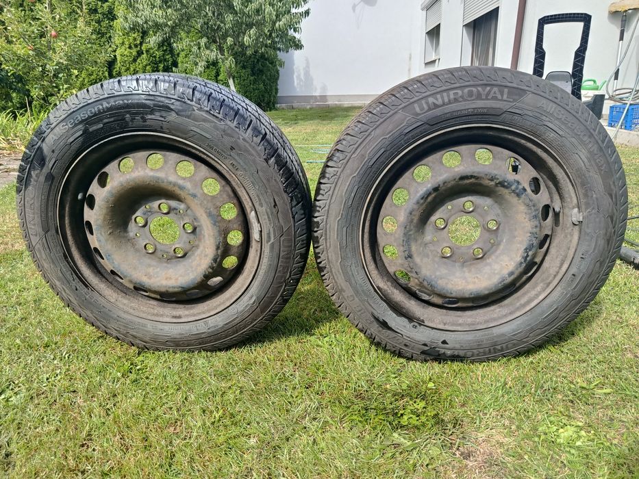 Felgi z oponami Mercedes Vito 639 uniroyal allseason max 195/65 R16C R 5x112