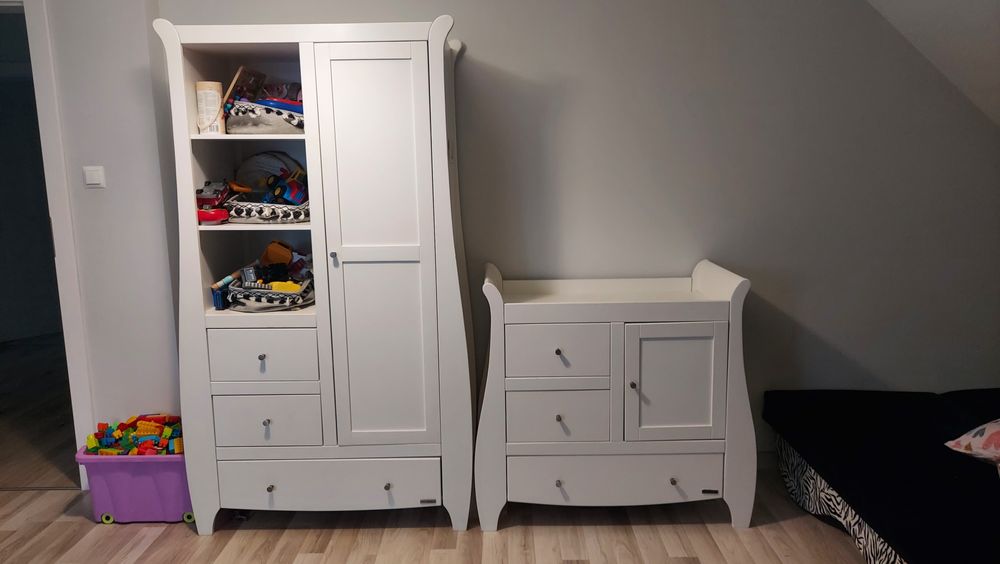 Meble dziecięce Tutti Bambini szafa, komoda, lozeczko