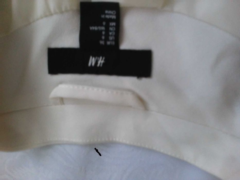 marynarka żakiet ecru- H&M roz. 36/38