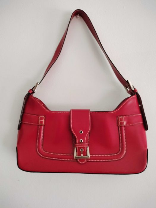 Carteira de tiracolo, vermelha