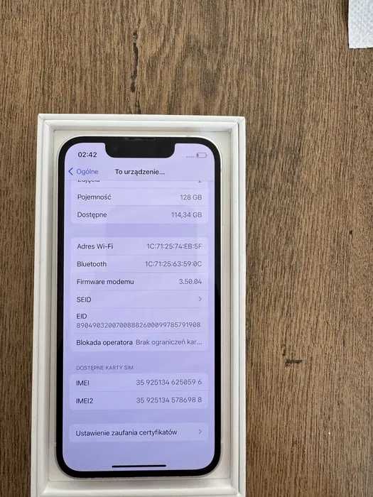 iPhone 13 mini 128 Gb Biały