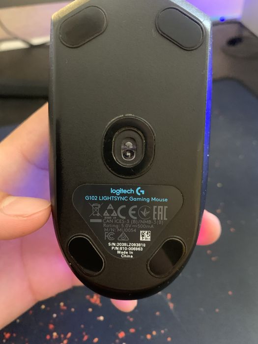 Компьютерная мышка logitech g102.