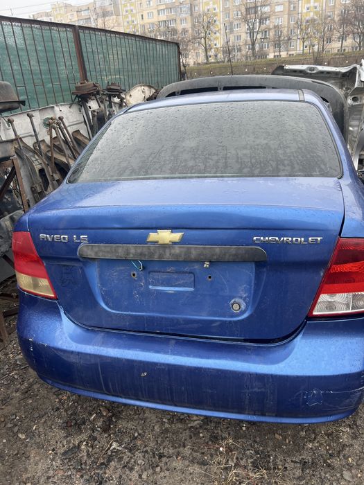 Шевроле авео т 200 крышка багажника , задняя ляда