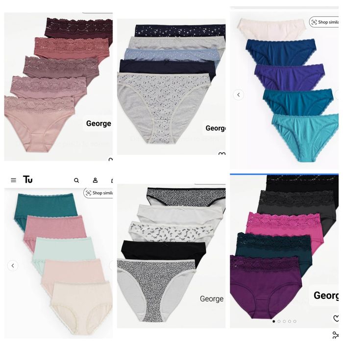 Жіночі трусики Джордж, H&M , GEORGE, Matalan женское белье