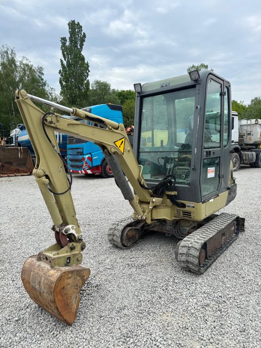 Minikoparka Yanmar B17 rozsuwane podwozie