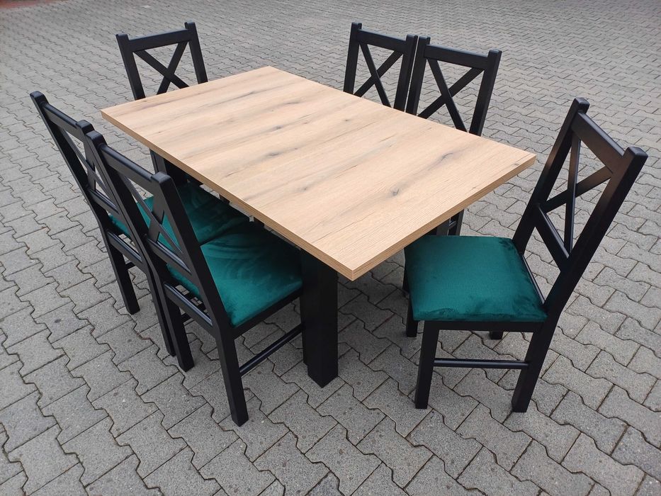 Komplet stol 6 krzesel krzesla tanio solidnie do baru restauracji nowe