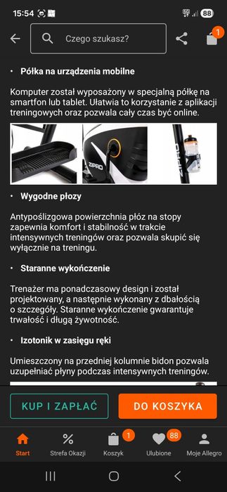 Orbitrek ZIPRO stan idealny