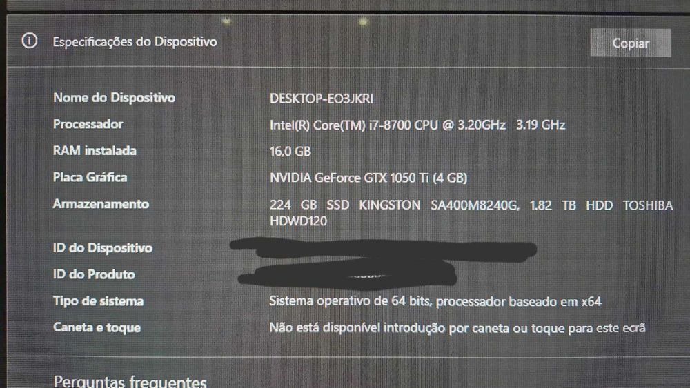 Torre I7 8º Geração