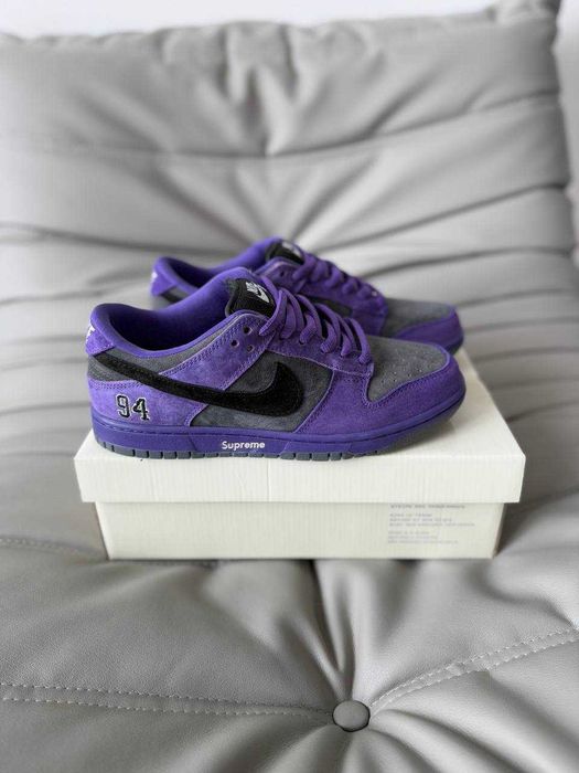 !SALE! Кросівки Nike SB Dunk Supreme Purple 37 38 39 40 41 42 43 44 45