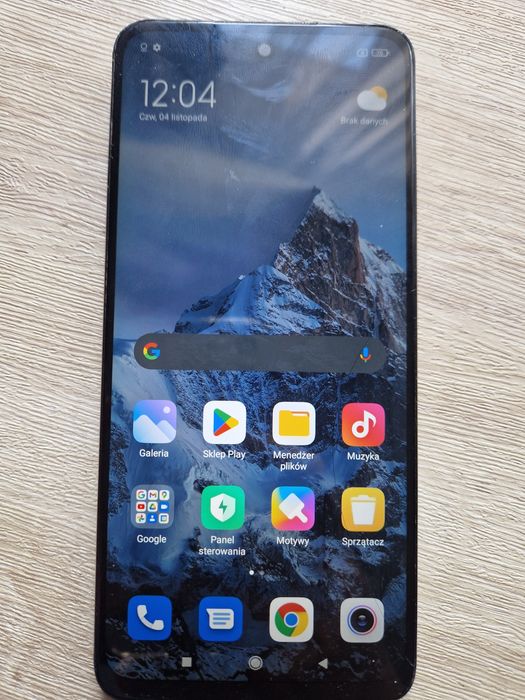 Redmi Note 10 5g i Poco.  Wyświetlacz z ramką.
