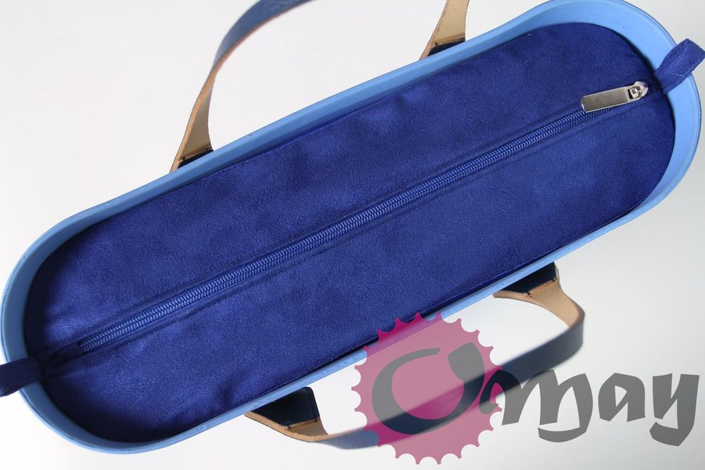 organizer OBAG STANDARD ekozamsz kobalt chabrowy 2 kieszenie OMAY.PL
