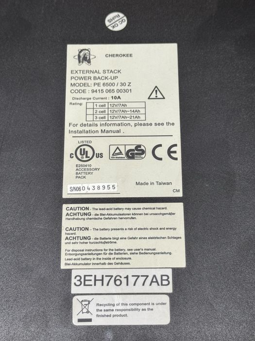 zewnętrzny moduł baterii UPS Power Back-Up
