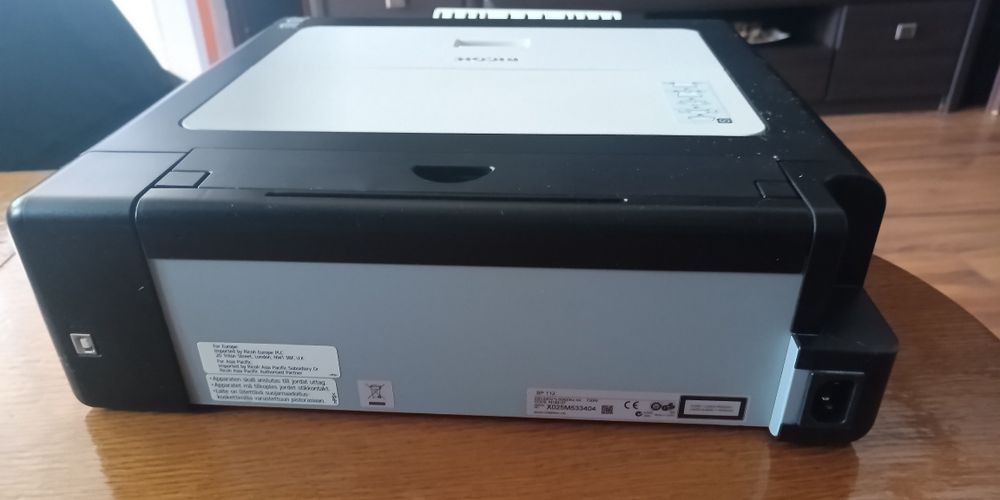 Drukarka laserowa RICOH SP 112 łączność USB