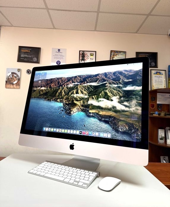 Apple iMac 27 Retina 5K 2020 i5-10500 10Gen 16GB SSD512 Radeon Pro 5300 4GB Оригінал Клавіатура+Мишка Гарантія