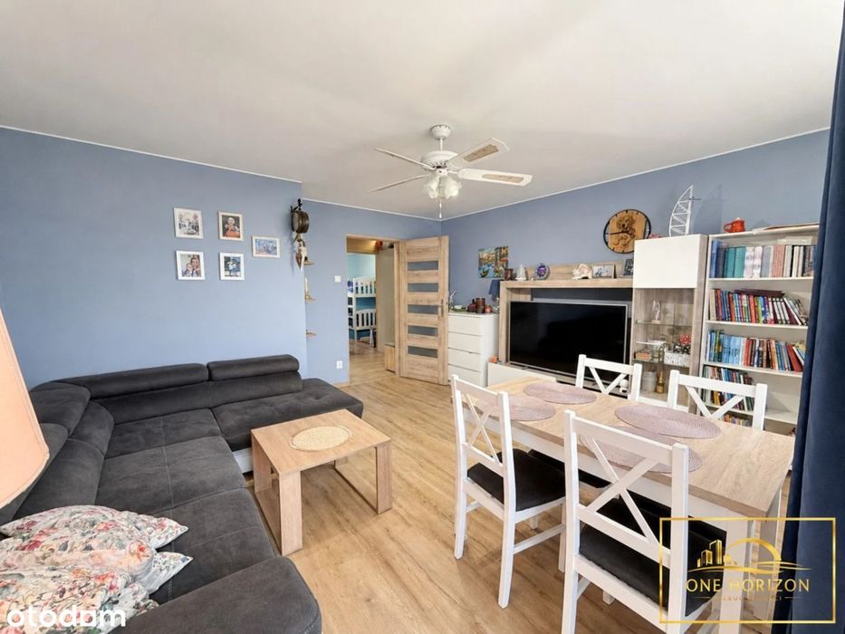 3 niezależne pokoje | 62,80 m2 | wyposażone !