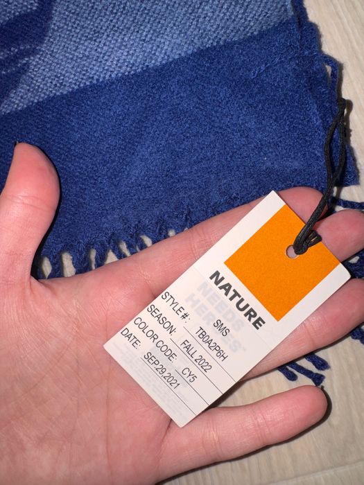 Синій шарф Timberland