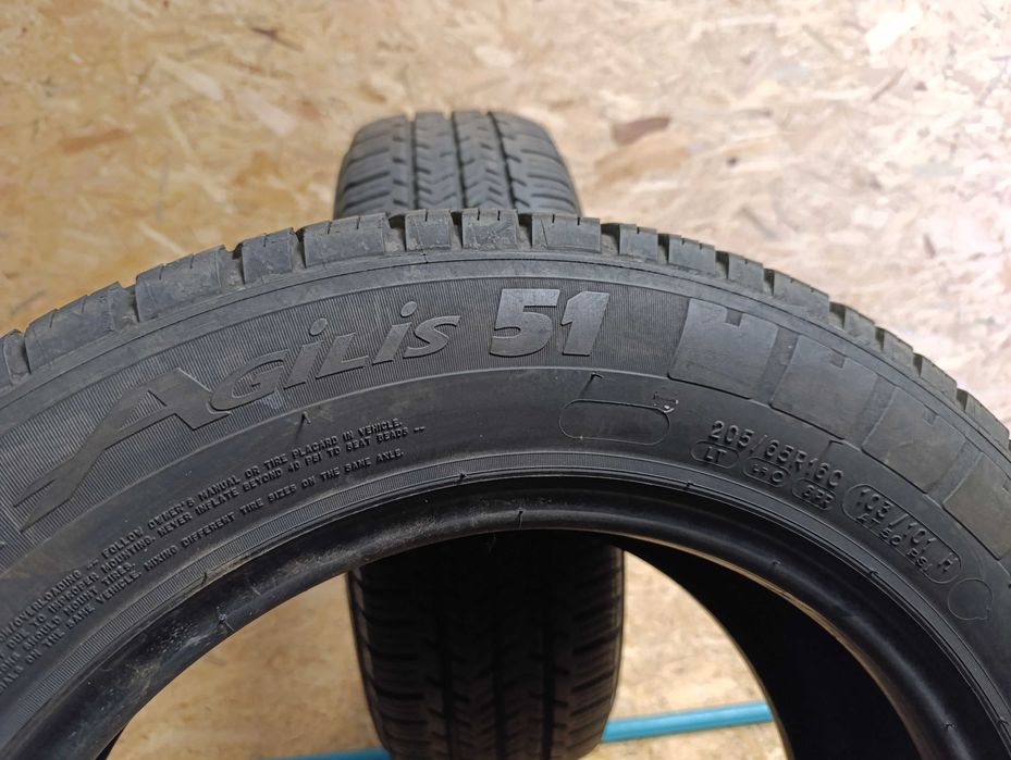 2x 205/65 R16C 103/101H Michelin Agilis 51 19/21r 6,6mm