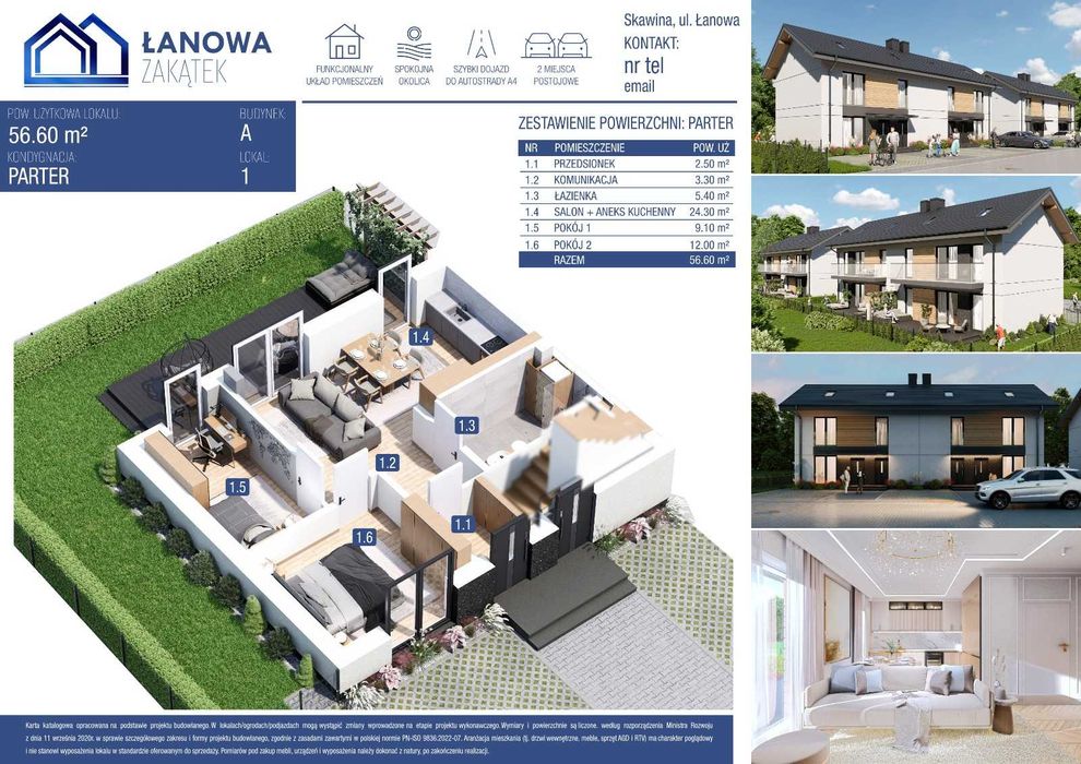 Wizualizacje budynków, wnętrz, rzuty 3D, spacery, projekty elewacji