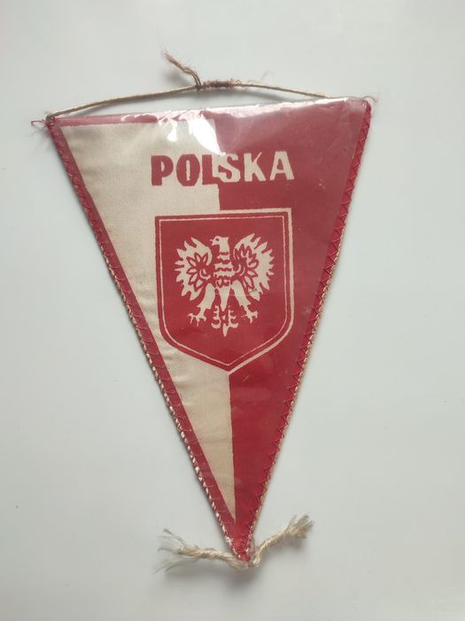Proporczyk Gdańsk herb miasta PRL