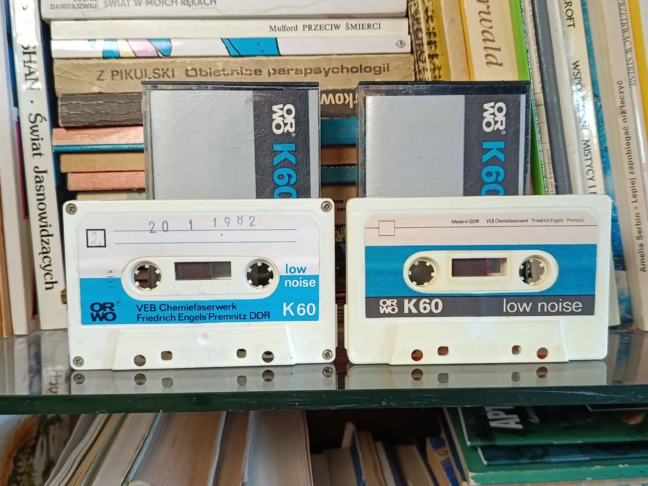 Kaseta ORWO K60 NRD zestaw 2 sztuki używane