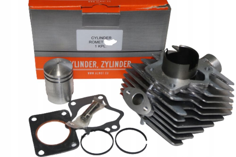 cylinder 2b tłok romet motorynka ogar 40mm almot