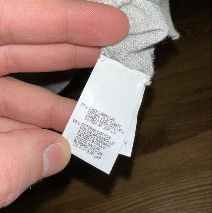 Трикотажная футболка из льна Brunello Cucinelli