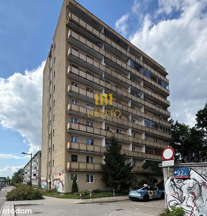 2 pokoje z loggią przy Metrze Ks. Janusza