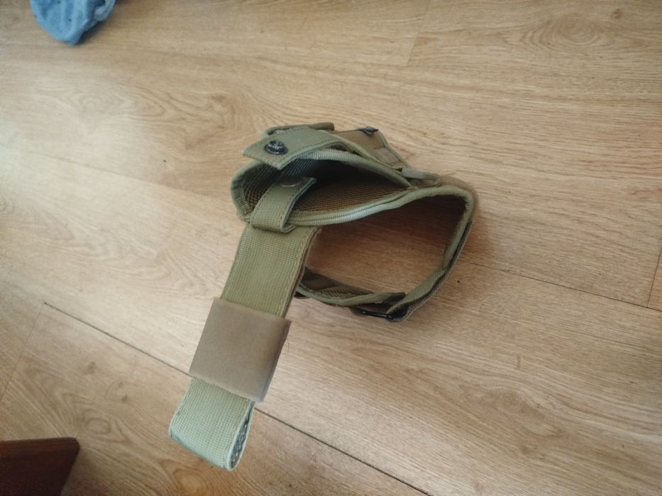 Coldre de pistola airsoft de perna de tecido