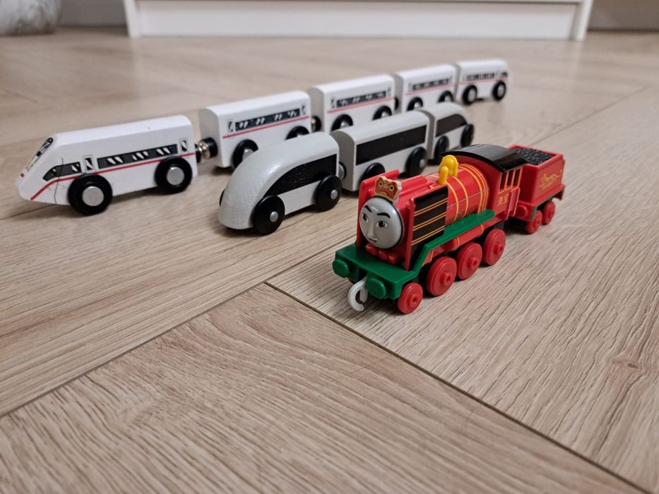 Kolejka drewniana Lillabo Ikea