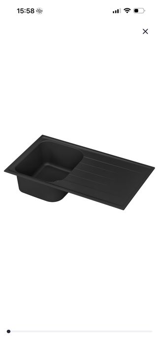 Lava louça preto 62X50