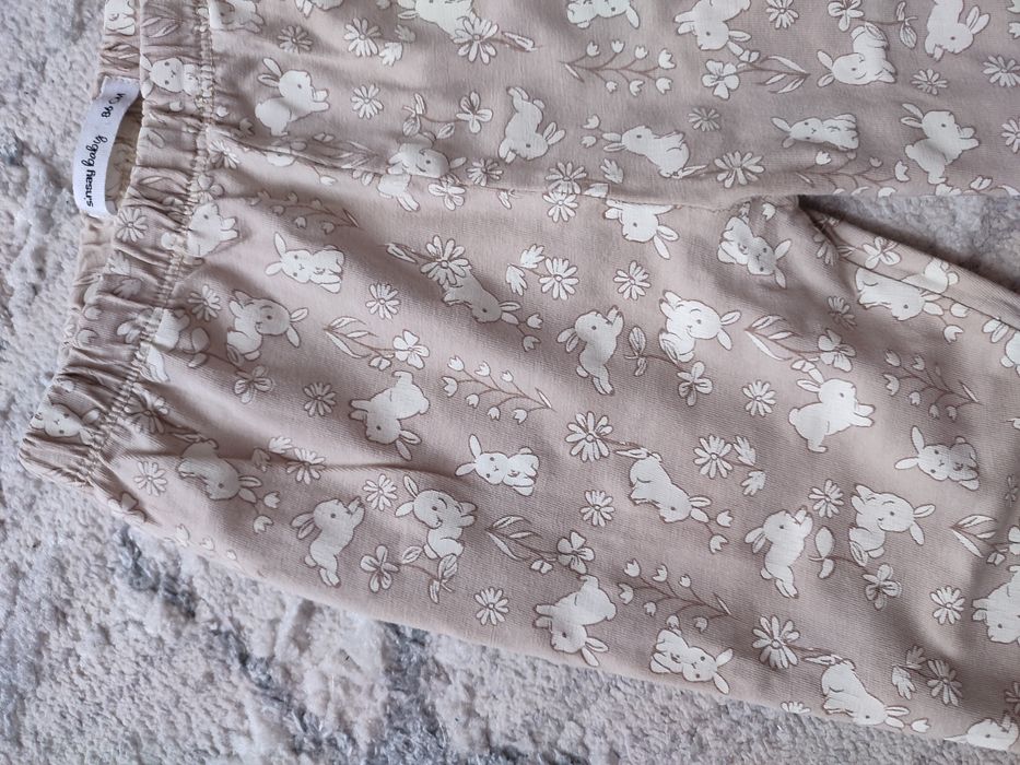 Legginsy/spodnie dla dziewczynki rozmiar 86