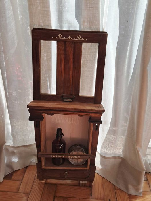 Estante recuperada cozinha ou wc estilo retrô