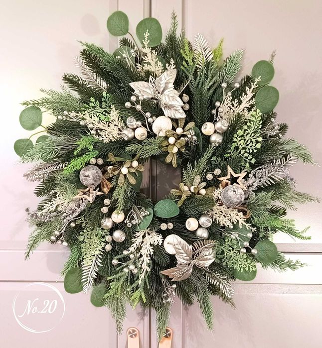 Wianek świąteczny zimowy nr 20