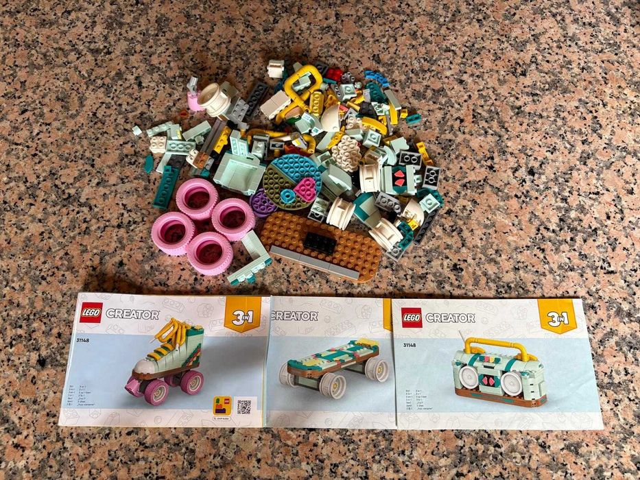 LEGO Creator 3em1 — 31148 Patim + 31169 Máquina de Escrever