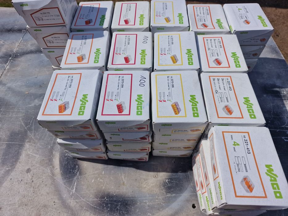 Szybkozłączki wago, 2273,221, zwykłe i klikane