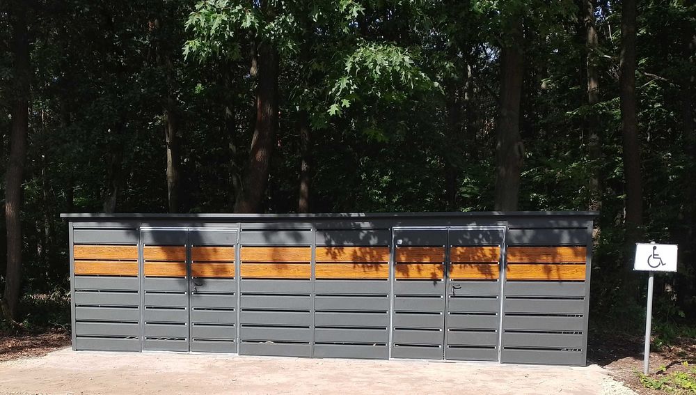 Wiata śmietnikowa Panelowa 3x2