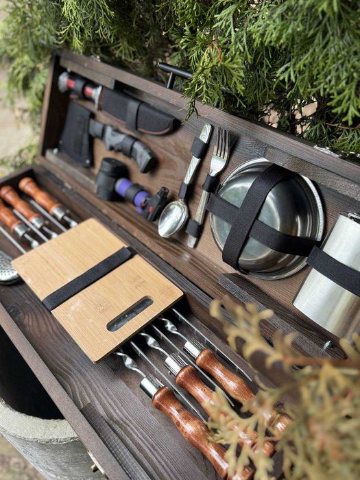 Подарочный набор шампуров/ Подарок мужу, отцу, брату, другу, куму