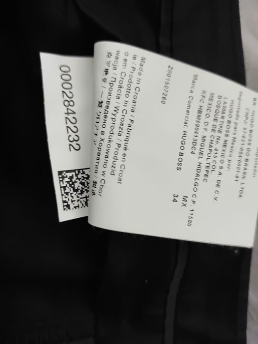 HUGO BOSS PARKER1 spodnie ciemno/szare garniturowe wełna strecz r. 50