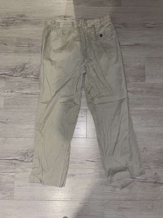 Szerokie spodnie beżowe