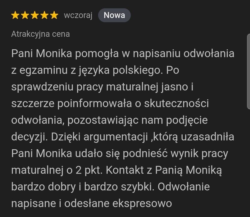 EGZAMINATOR - Odwołanie, Korepetycje z języka polskiego ONLINE | Matura | Egzamin ósmoklasisty