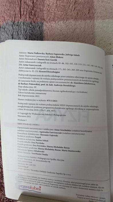 Fizyka 3 zakres rozszerzony