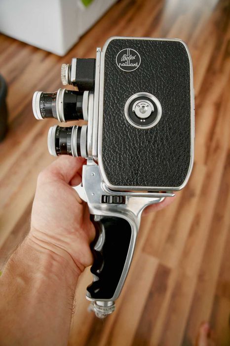 Kamera 8mm Bolex Pallard D-8L 1959 Szwajcaria z futerałem