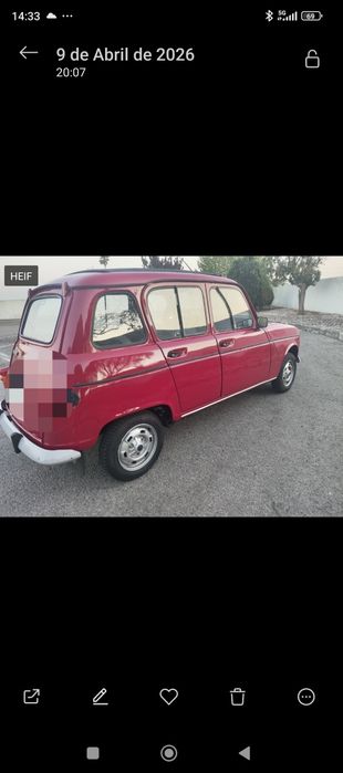 Renault 4L GTL descapotável