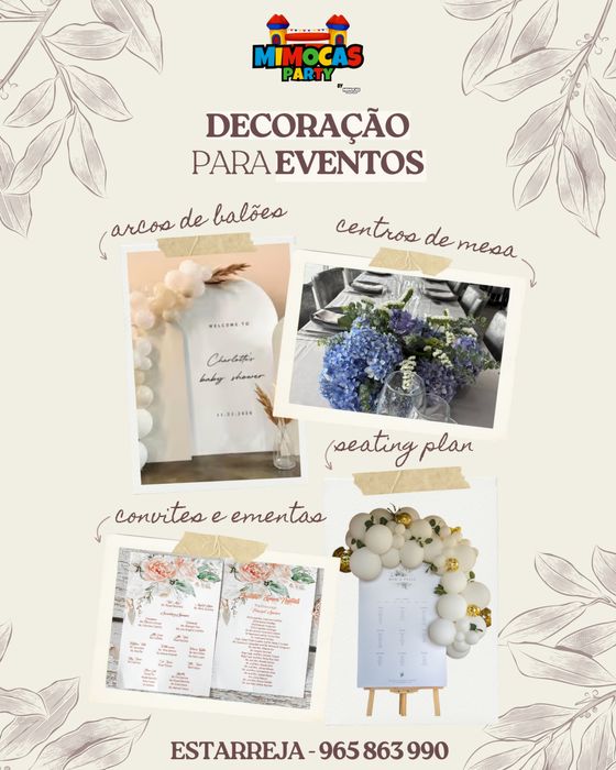 Decoração Completa para Primeira Comunhão / Batizado / Festa Infantil