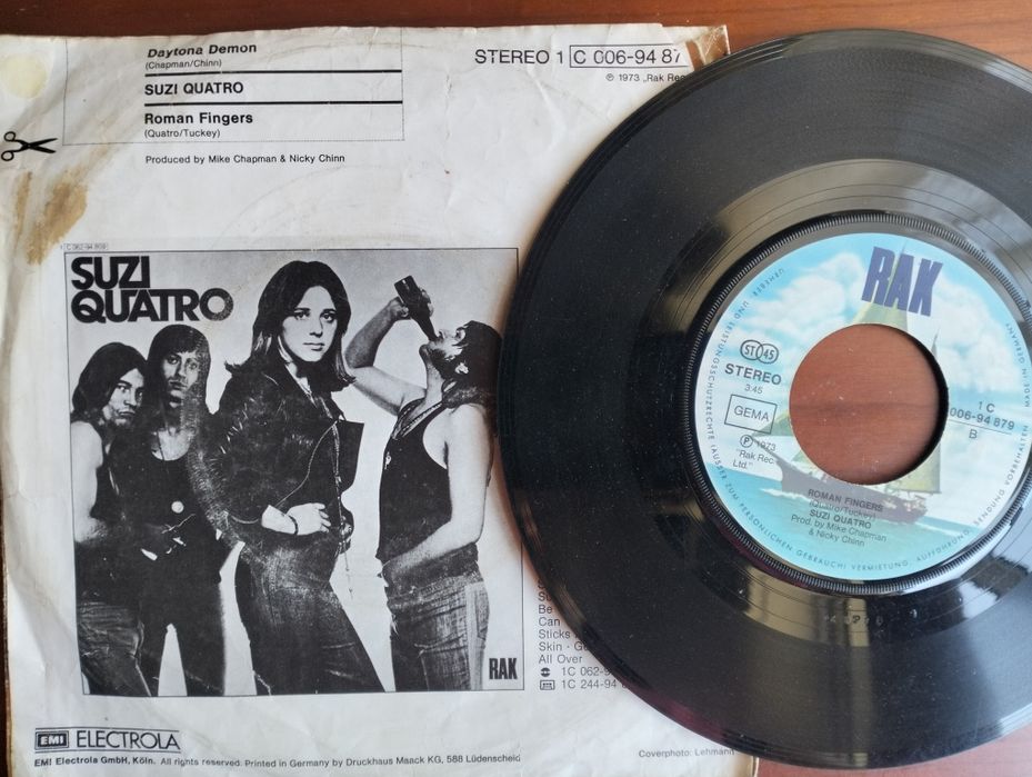 Disco de vinil single Suzy Quatro