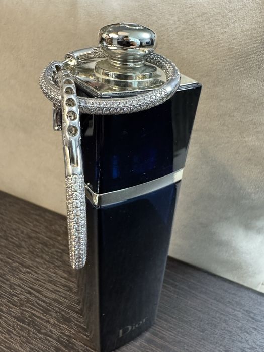 Серебряные серьги конго