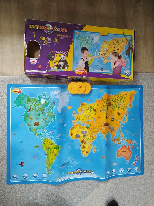 Dumel Discovery mapa zawierzęta świata